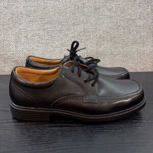 Florsheim lace-up Oxford Dress Shoes Boys 4.5W Leather Comfortech Footbed School
